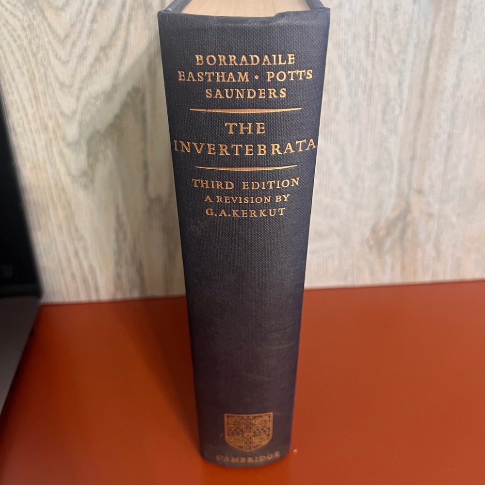 The Invertebrata 3rd Ed 1959 Borradaile Potts Kerkut Cambridge University Press